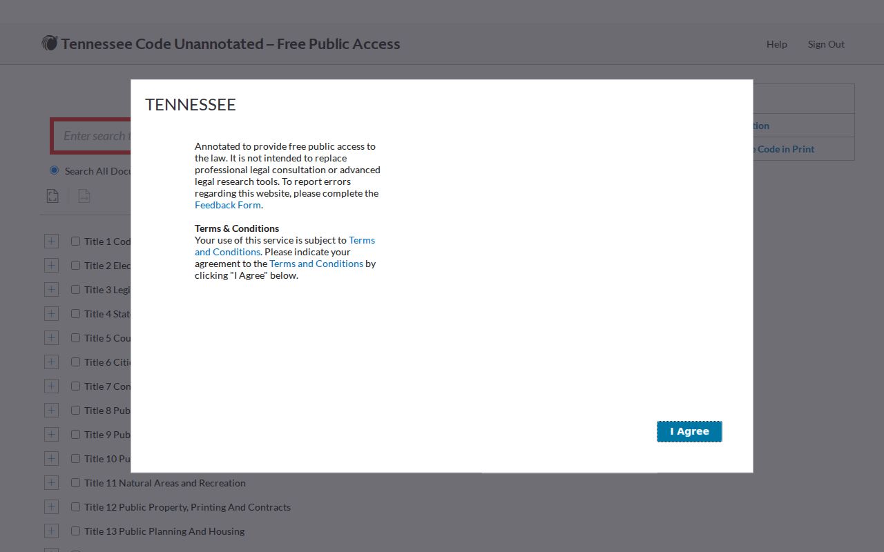 Jackson County civil docket Tennessee Code access